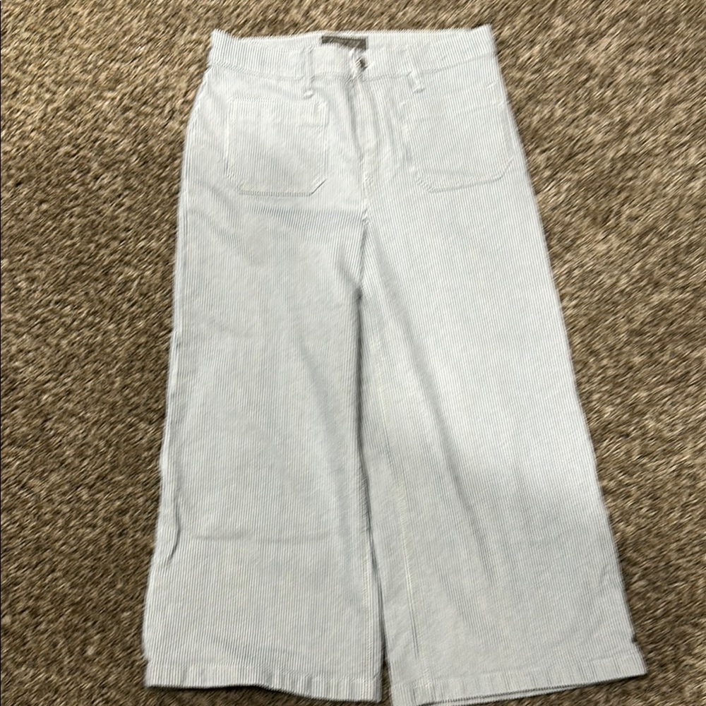 Point Sur Women's Striped Gray Jeans